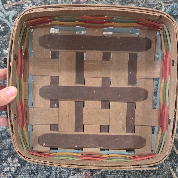 Longaberger Autumn Woven Basket with Handles - Picture 10 of 13